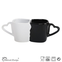 White and Black Classic Couple Mug